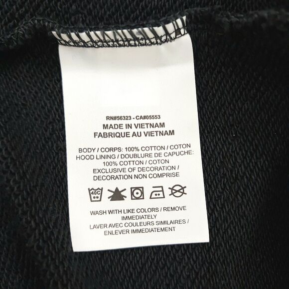 Nike Hoodie Mens Small Black Oversized Fit Cotton Training Performance Athletic - Picture 10 of 13